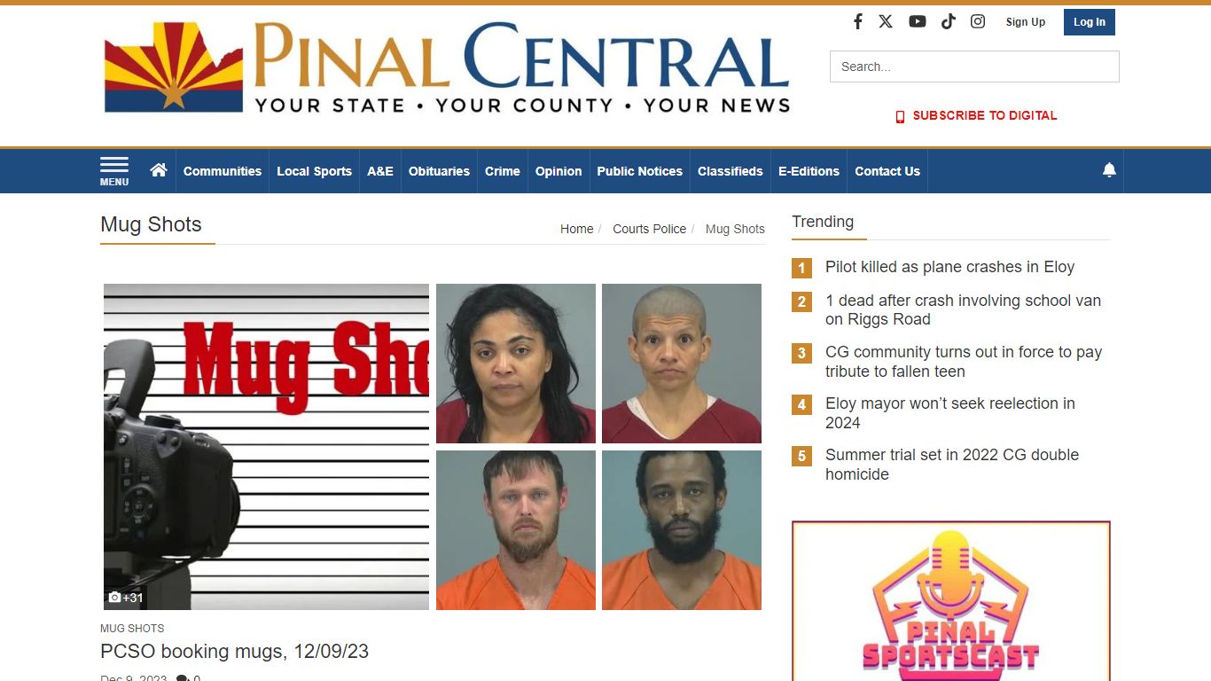 Mug Shots | pinalcentral.com